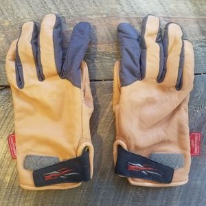 Sitka Gunner Windstopper Leather Gloves - Medium